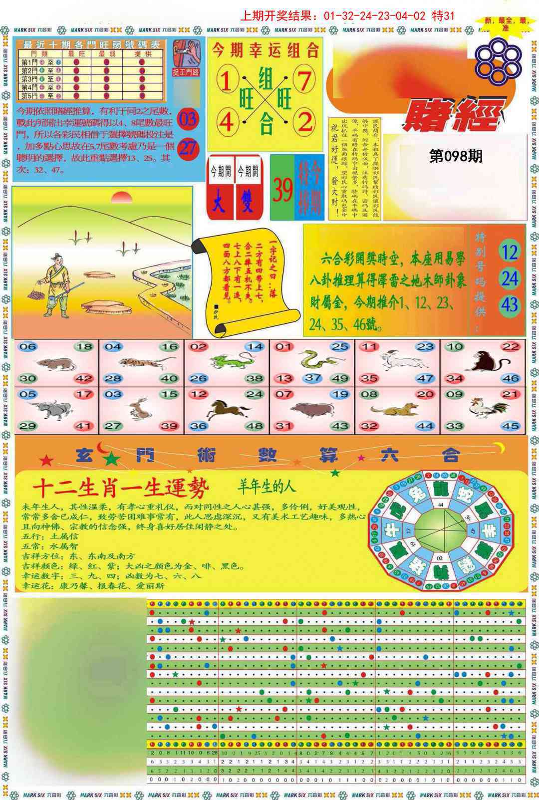 098期九龍赌经A(推荐)[图]