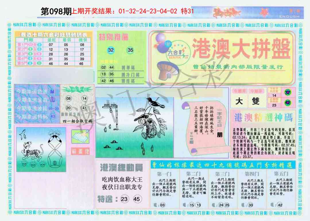 098期港澳大拼盘A[图]