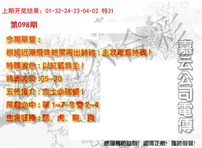 098期嘉云公司电传[图]