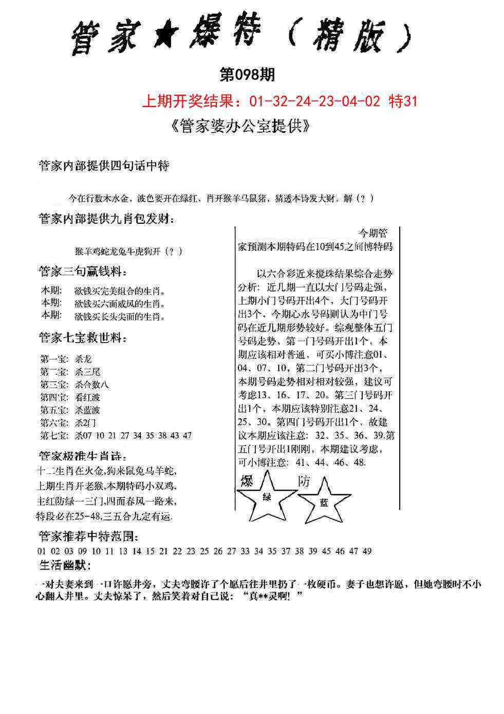 098期管家爆特精版[图]