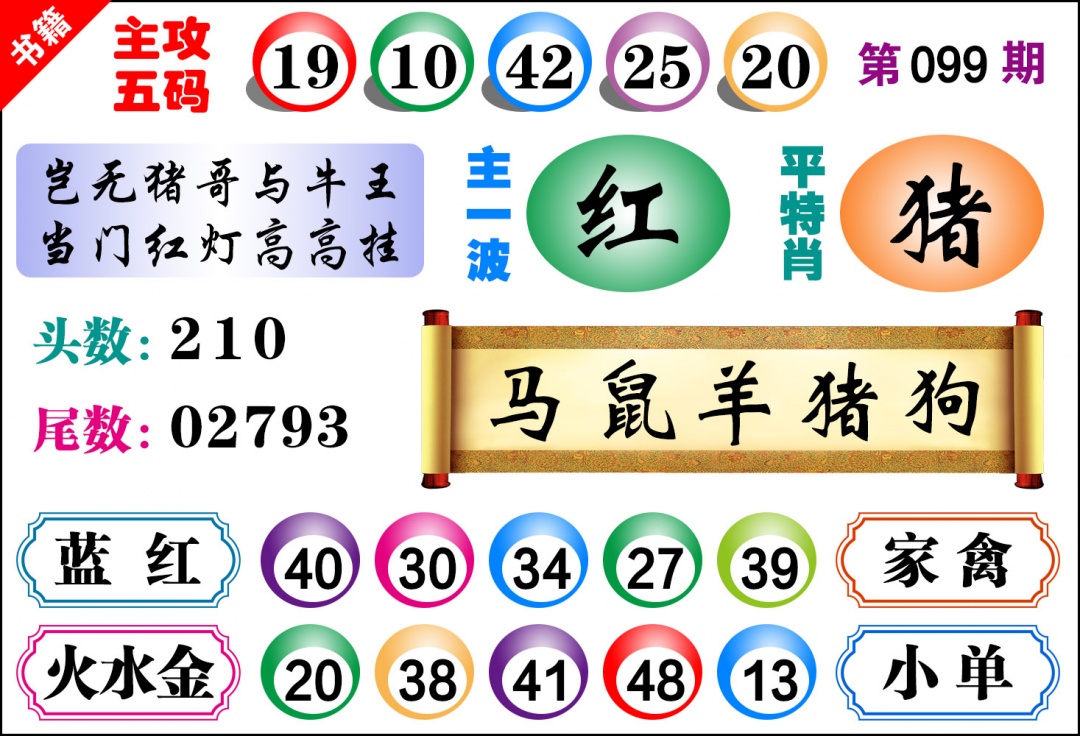 099期澳门主攻五码[图]