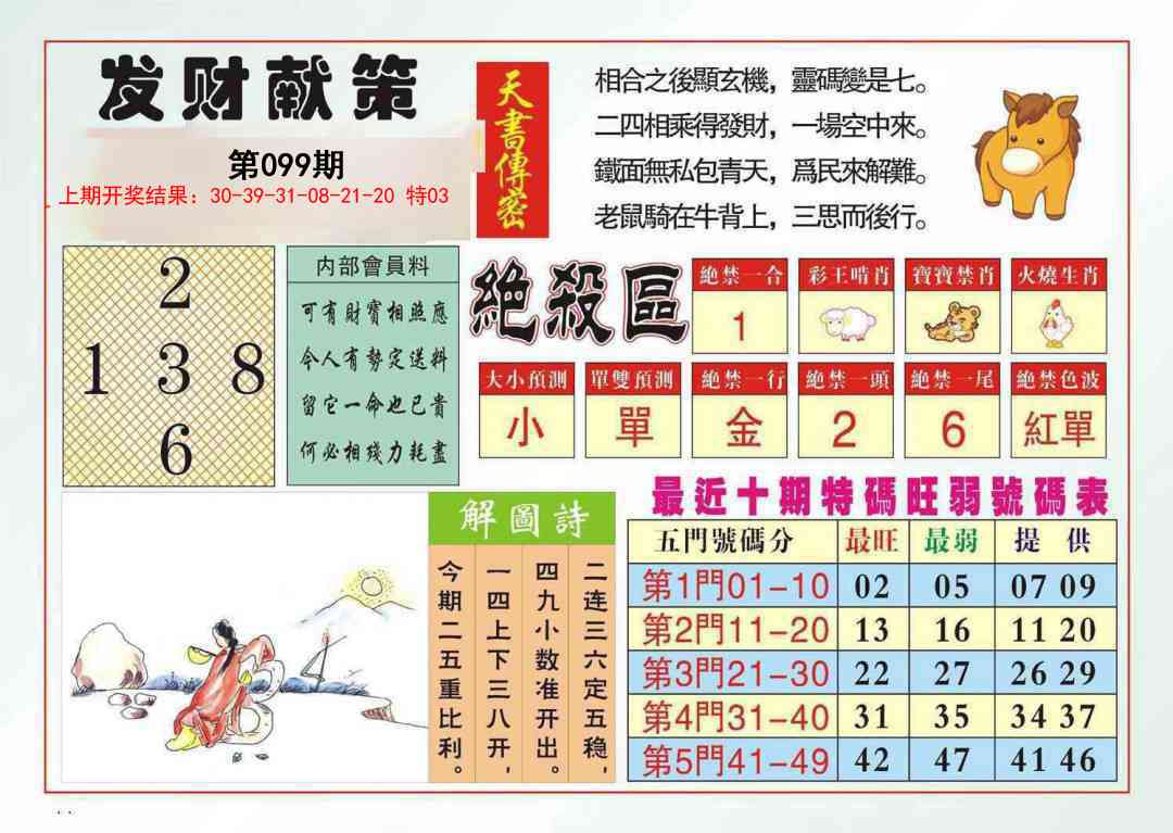 099期发财献策[图]