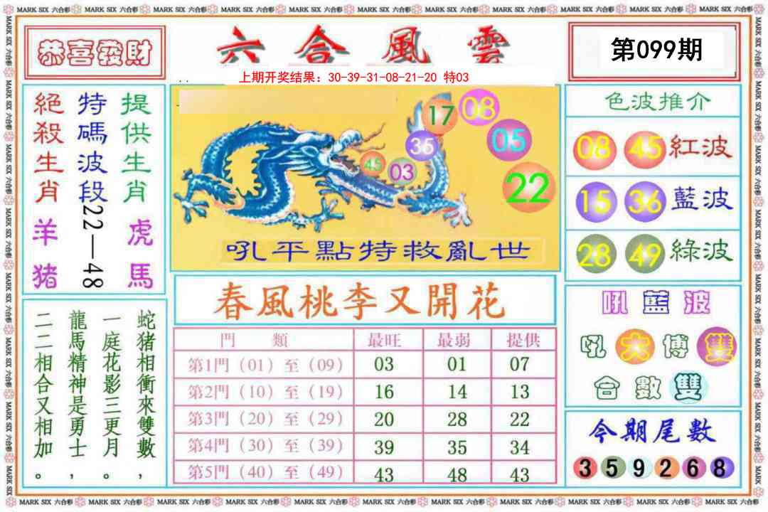 099期六合风云《另版》[图]
