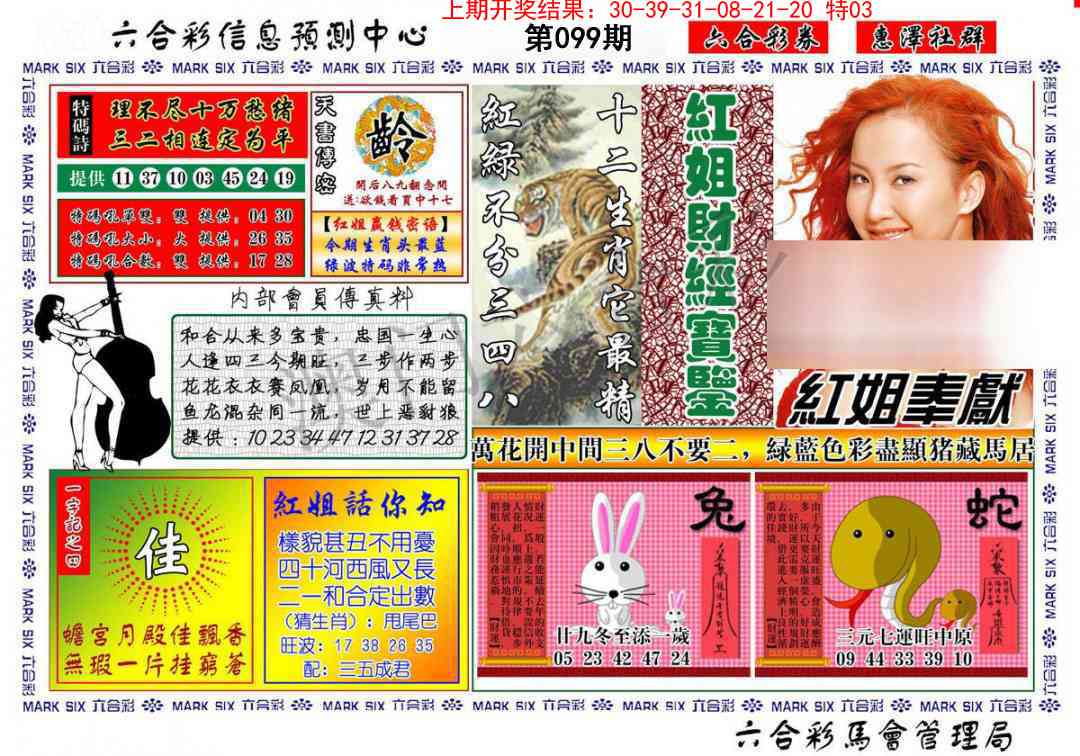 099期红姐财经宝鉴[图]