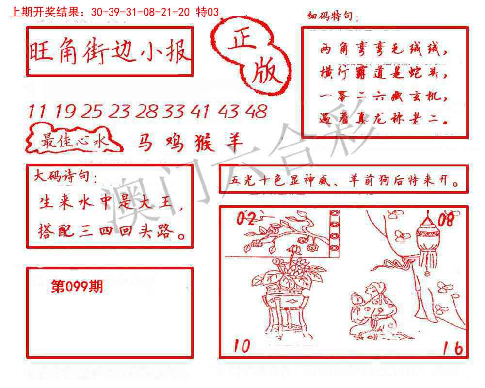 099期旺角街边小报[图]