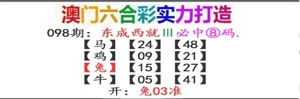 099期东成西就[图]