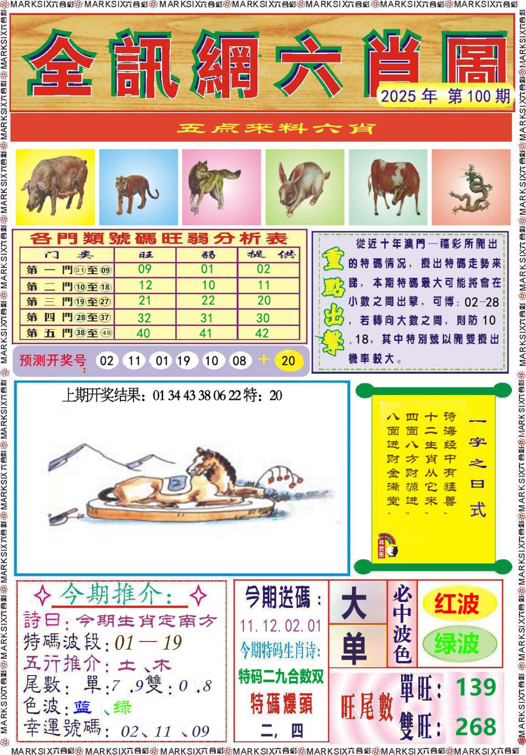 100期全讯网六肖图[图]