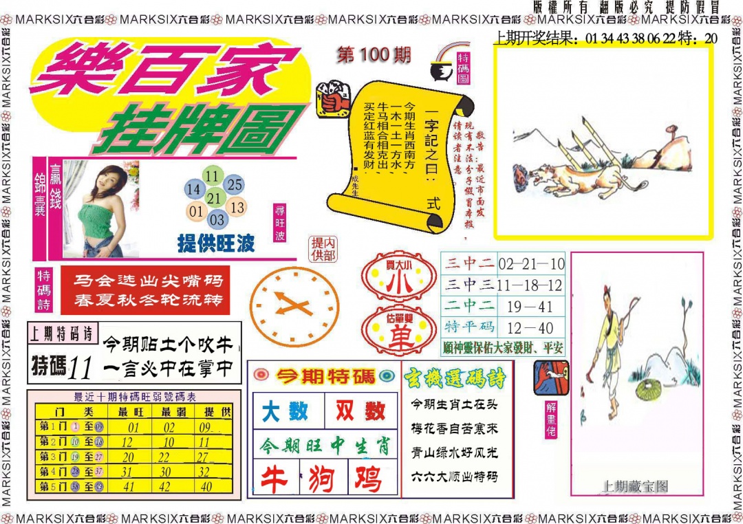 100期乐百家挂牌图[图]