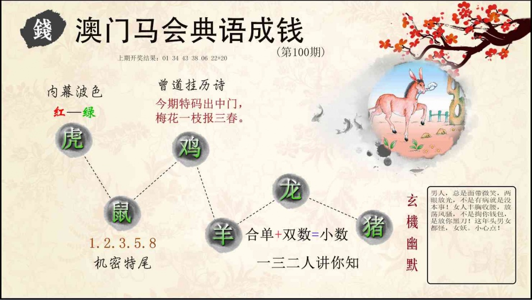 100期典语成钱[图]