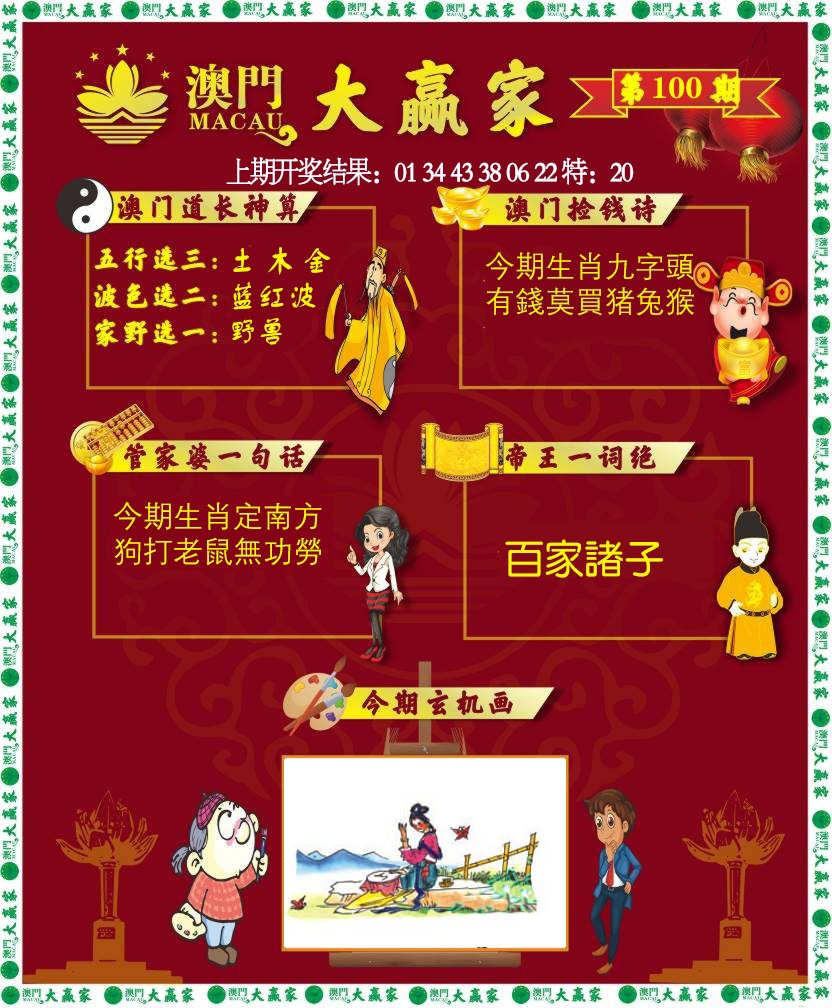 100期大赢家[图]