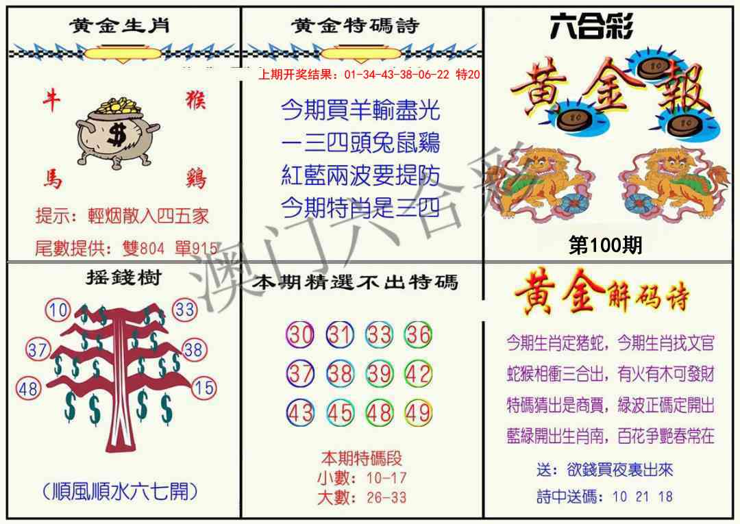 100期黄金报[图]