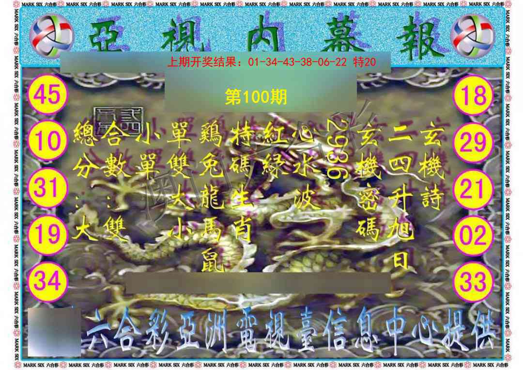 100期亚视内幕报[图]