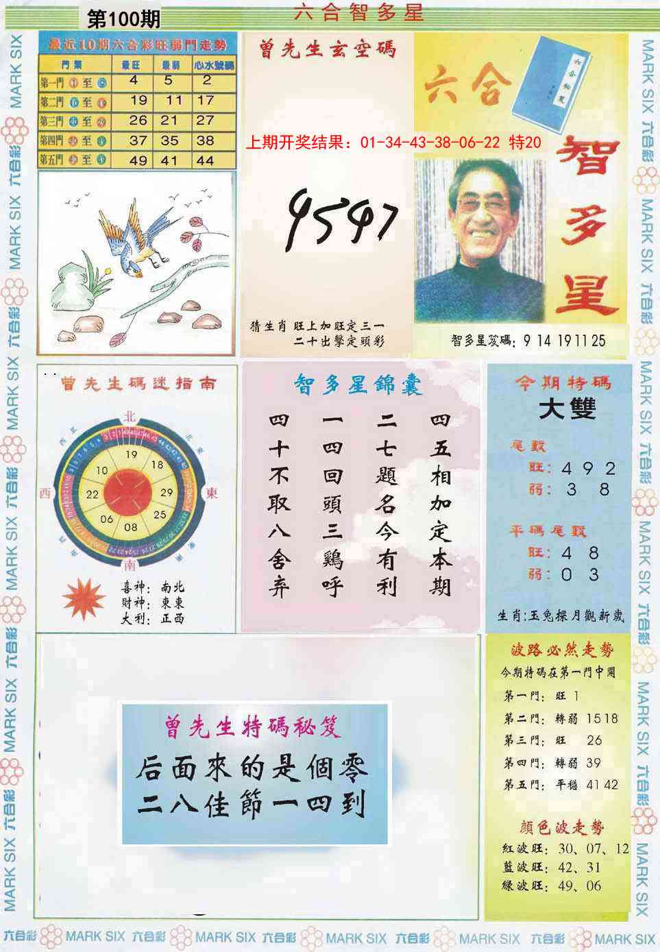 100期六合智多星[图]