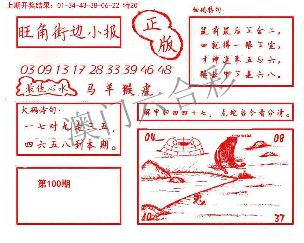 100期旺角街边小报[图]