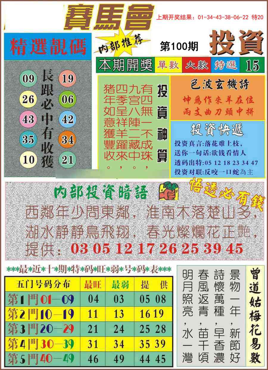 100期马会投资[图]