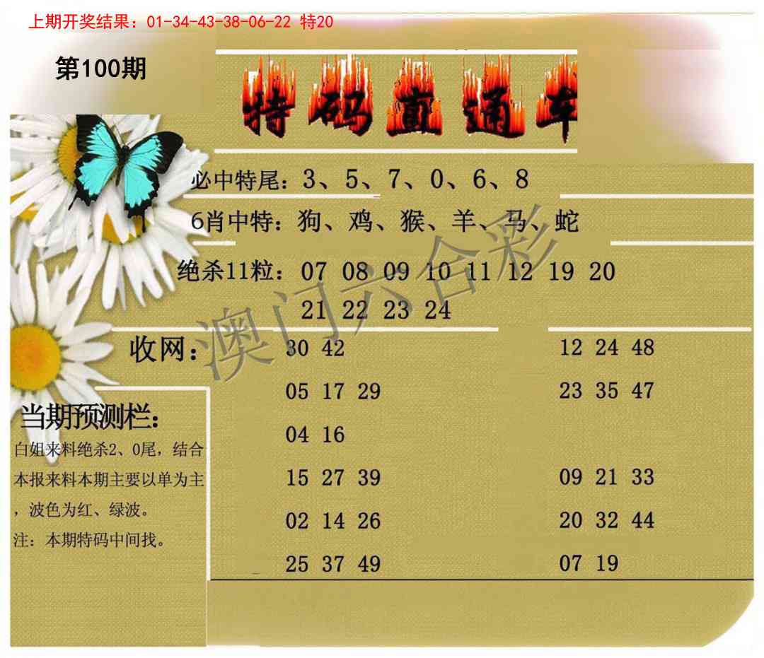 100期特码直通车[图]