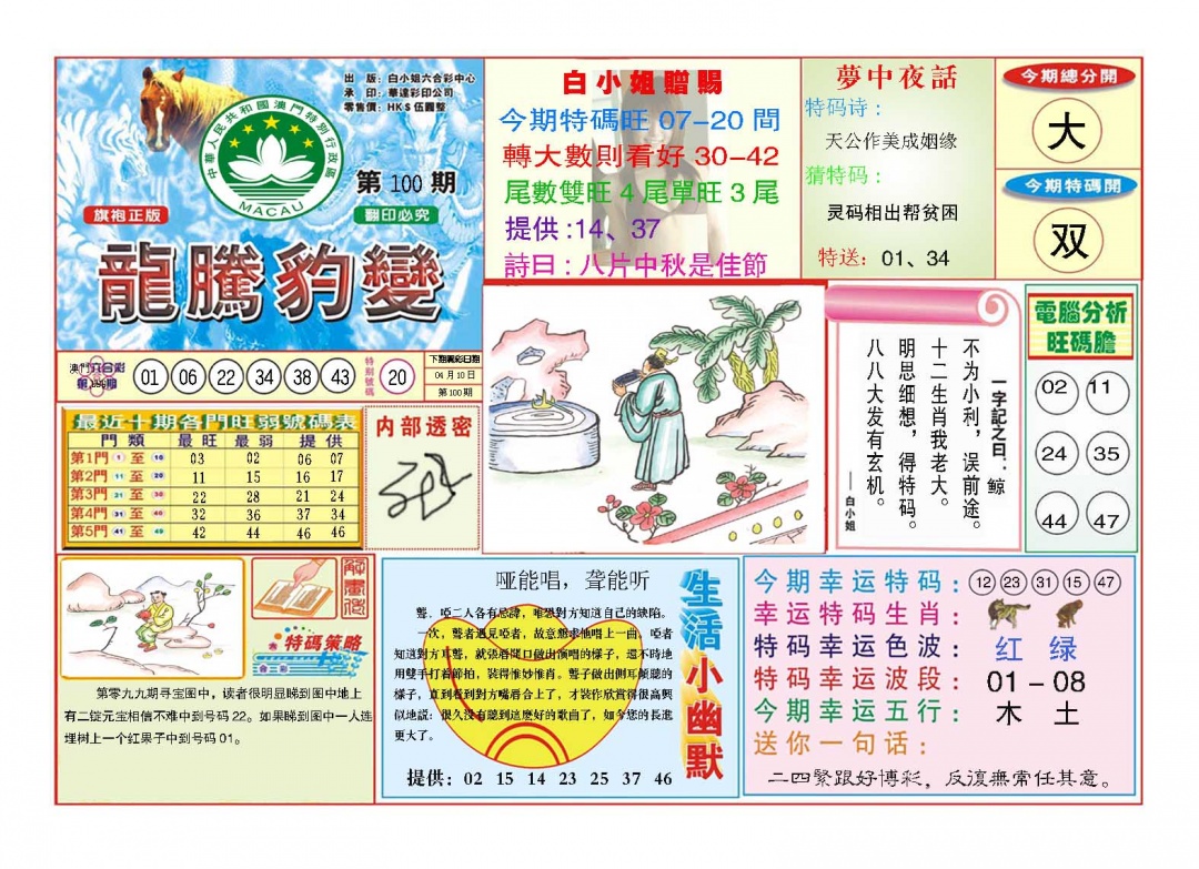 100期龙腾豹变[图]