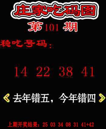 101期庄家吃码图[图]