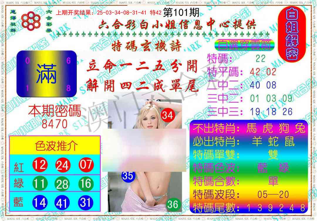 101期白姐解密[图]