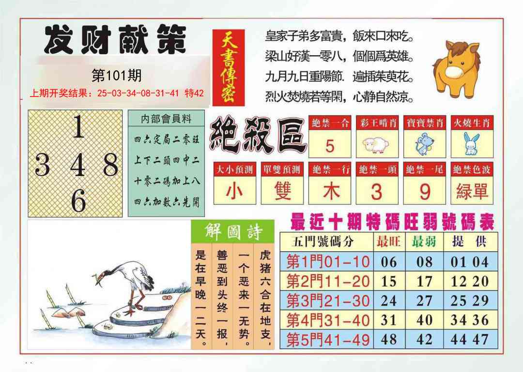 101期发财献策[图]