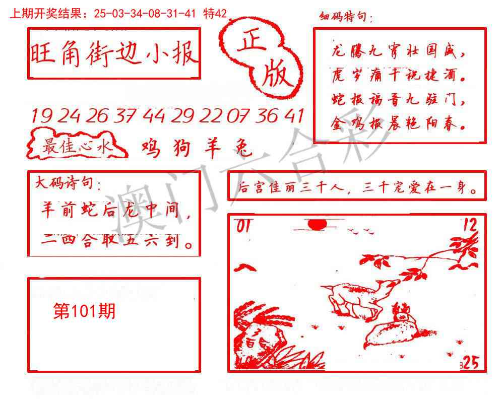101期旺角街边小报[图]