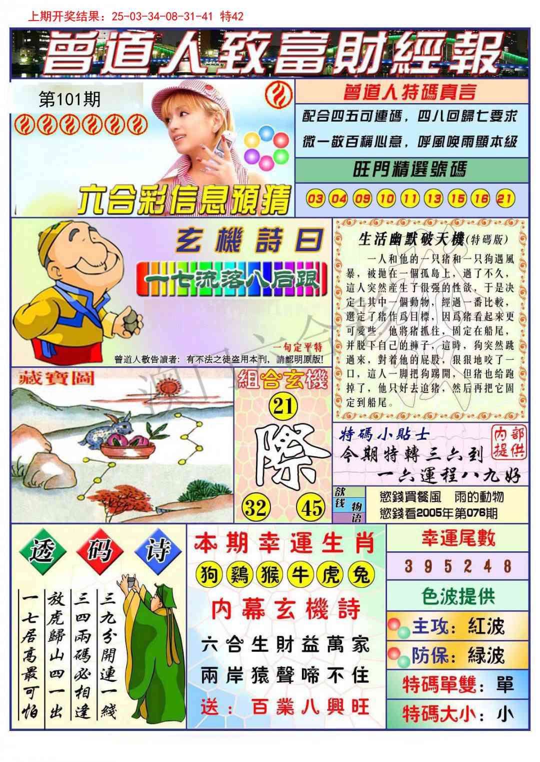 101期曾道人致福财经[图]