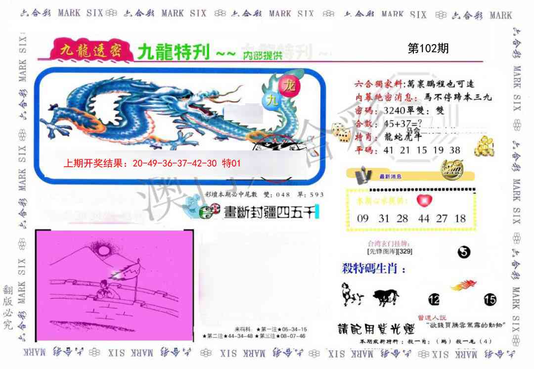 102期九龙特新刊[图]