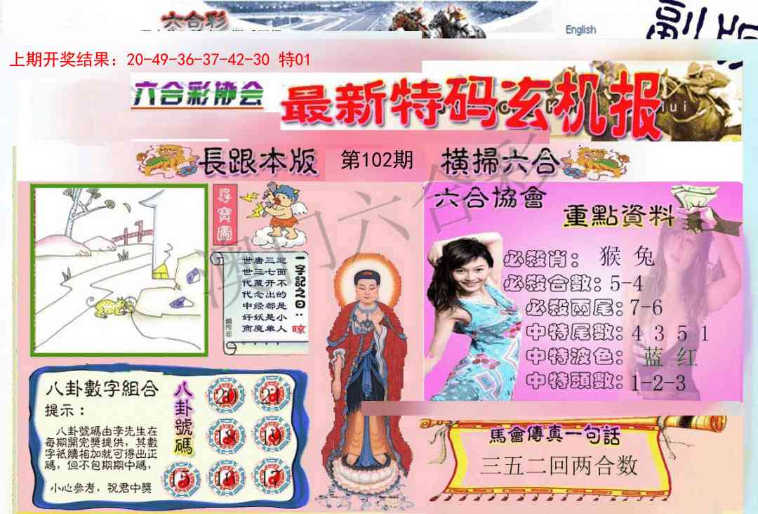 102期九龍内幕玄机报[图]