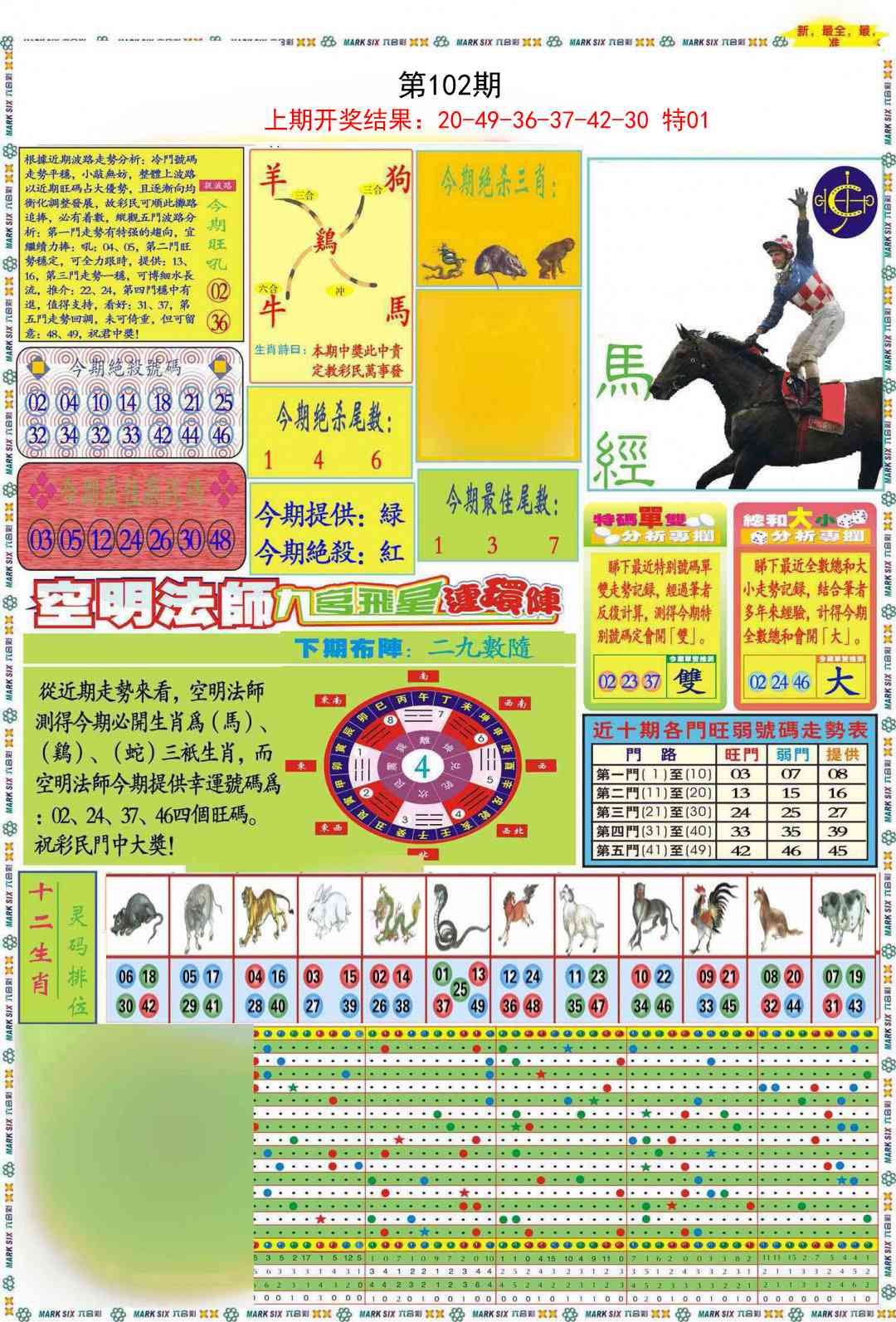 102期九龍马经A(推荐)[图]