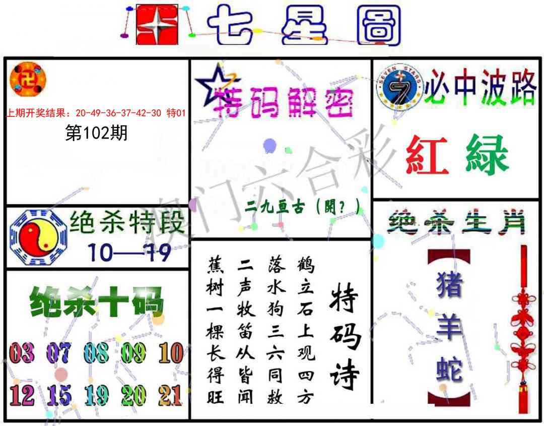 102期七星图A[图]