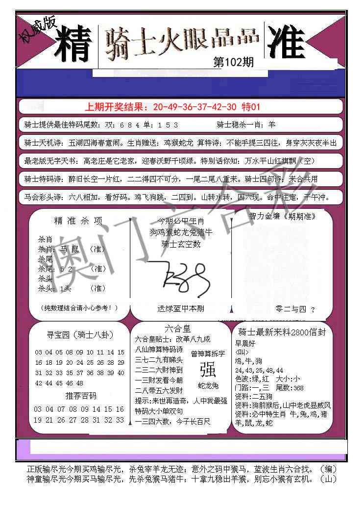 102期骑士火眼晶晶B[图]