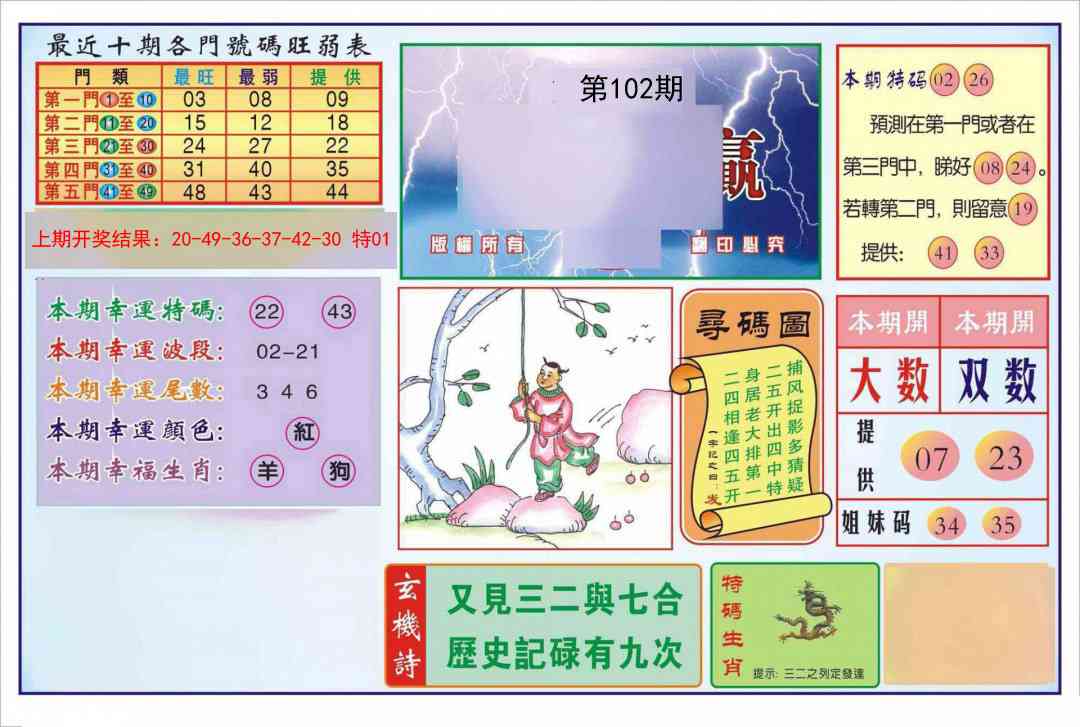 102期逢赌必羸[图]