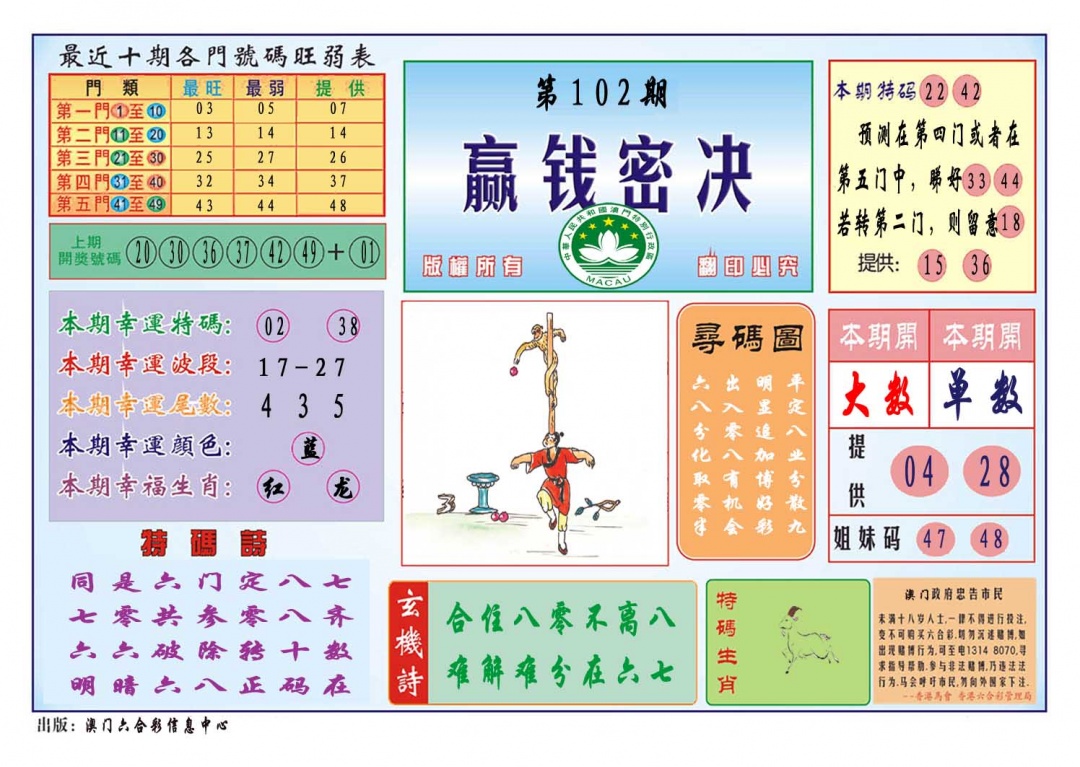 102期赢钱秘诀[图]