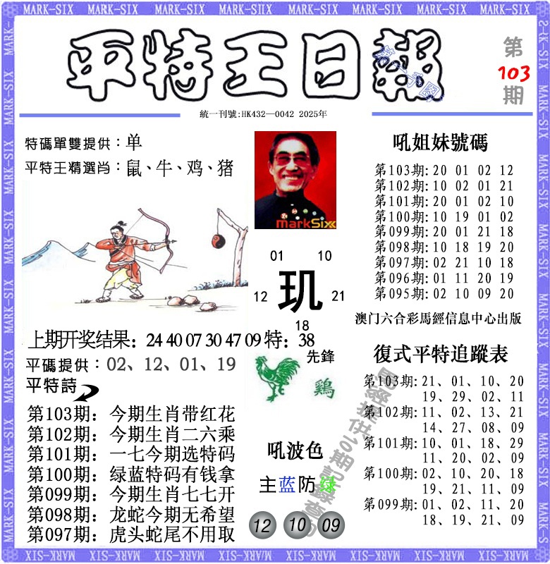 103期平特王日报[图]