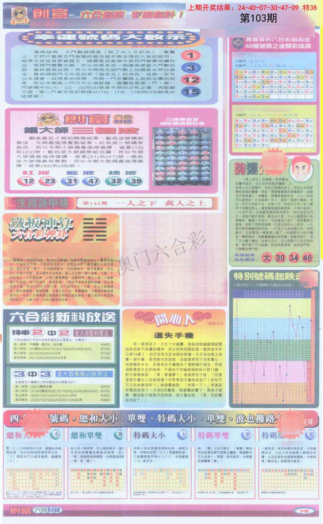 103期创富B[图]