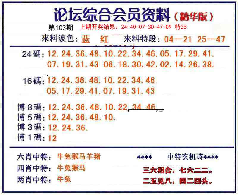 103期综合会员资料[图]