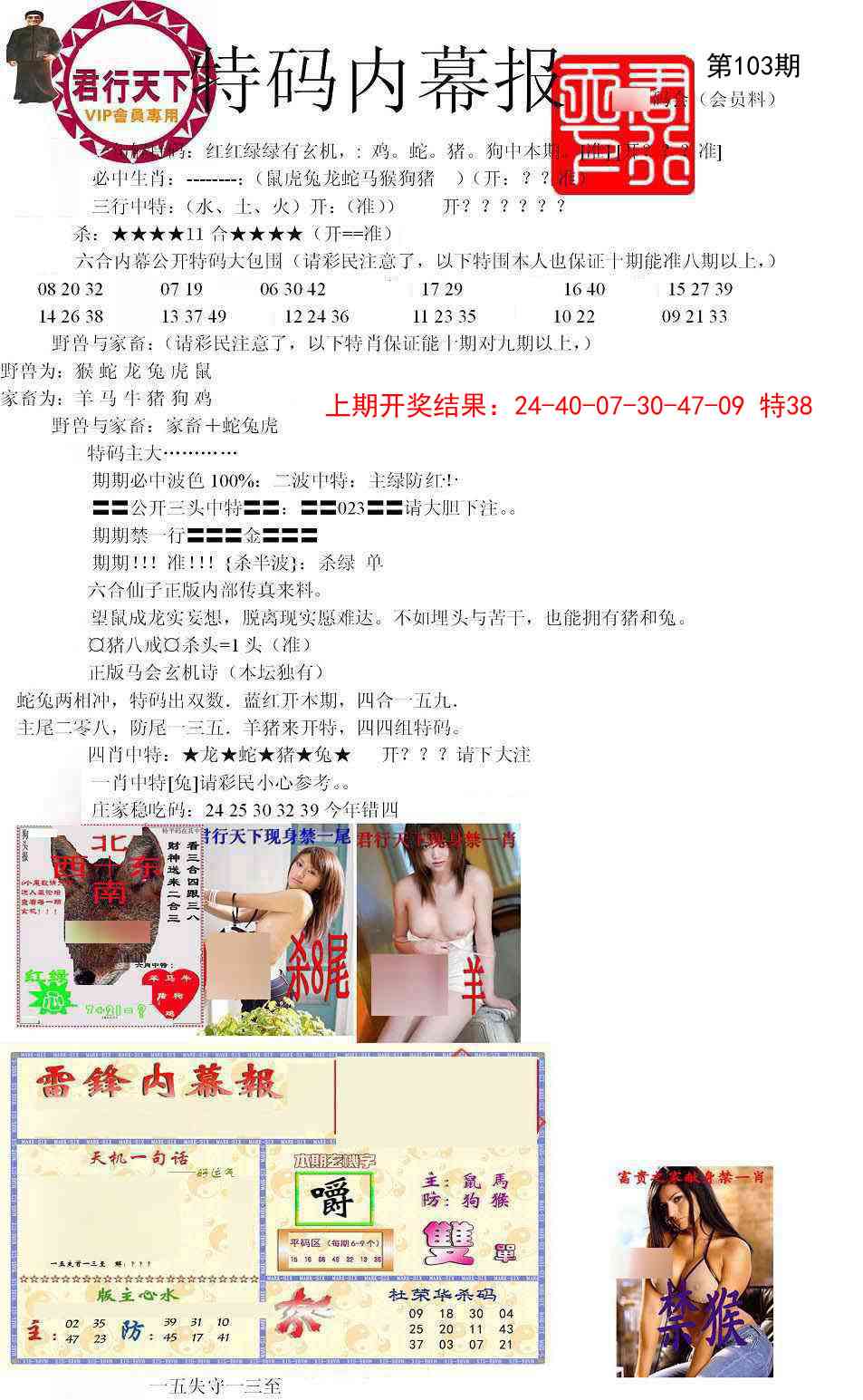 103期特码内幕报[图]