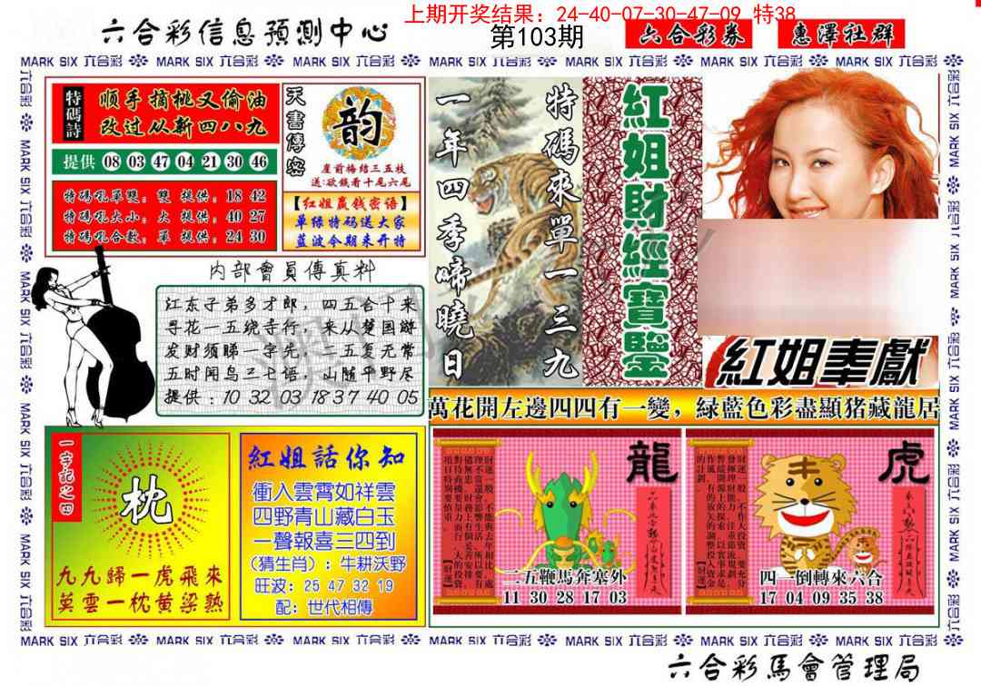 103期红姐财经宝鉴[图]