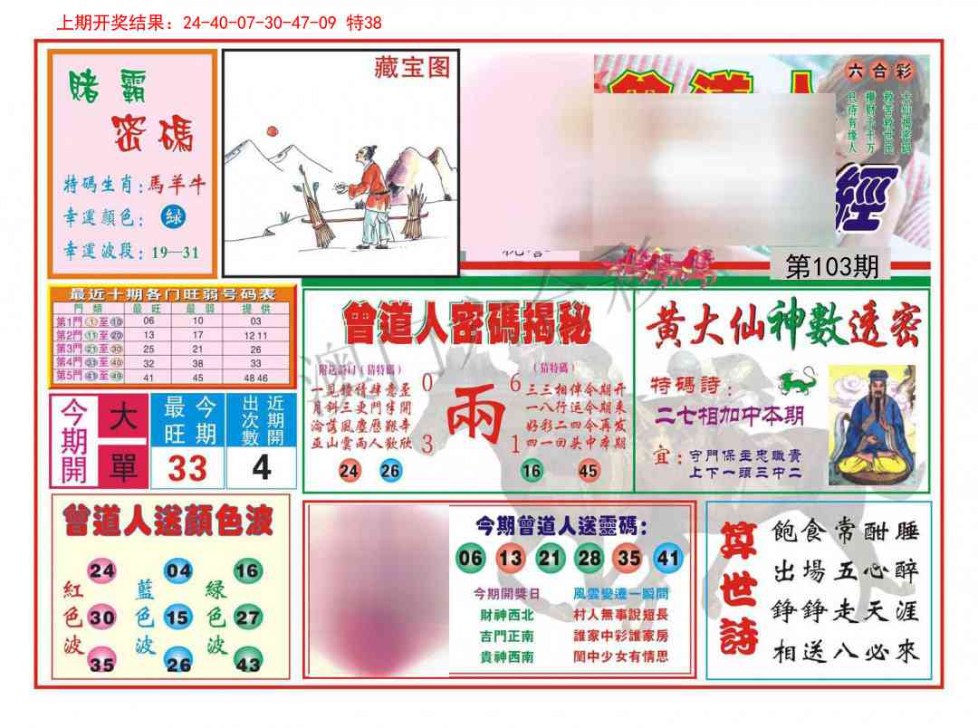 103期赢钱一经[图]