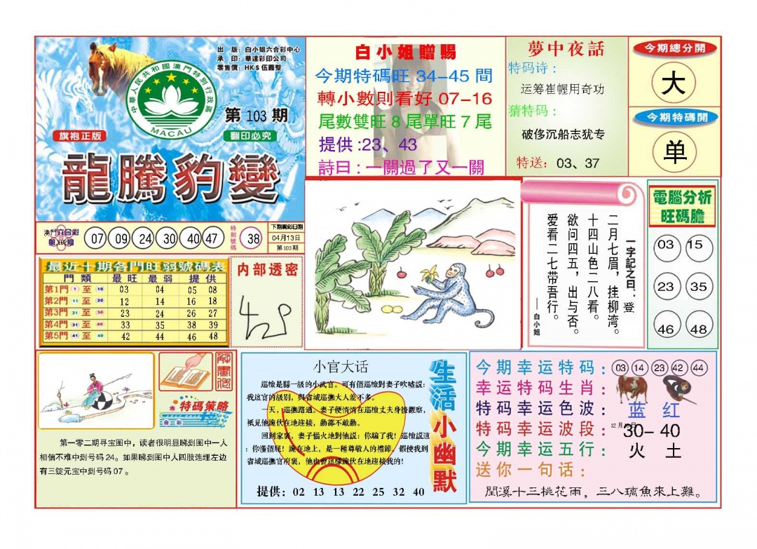 103期龙腾豹变[图]