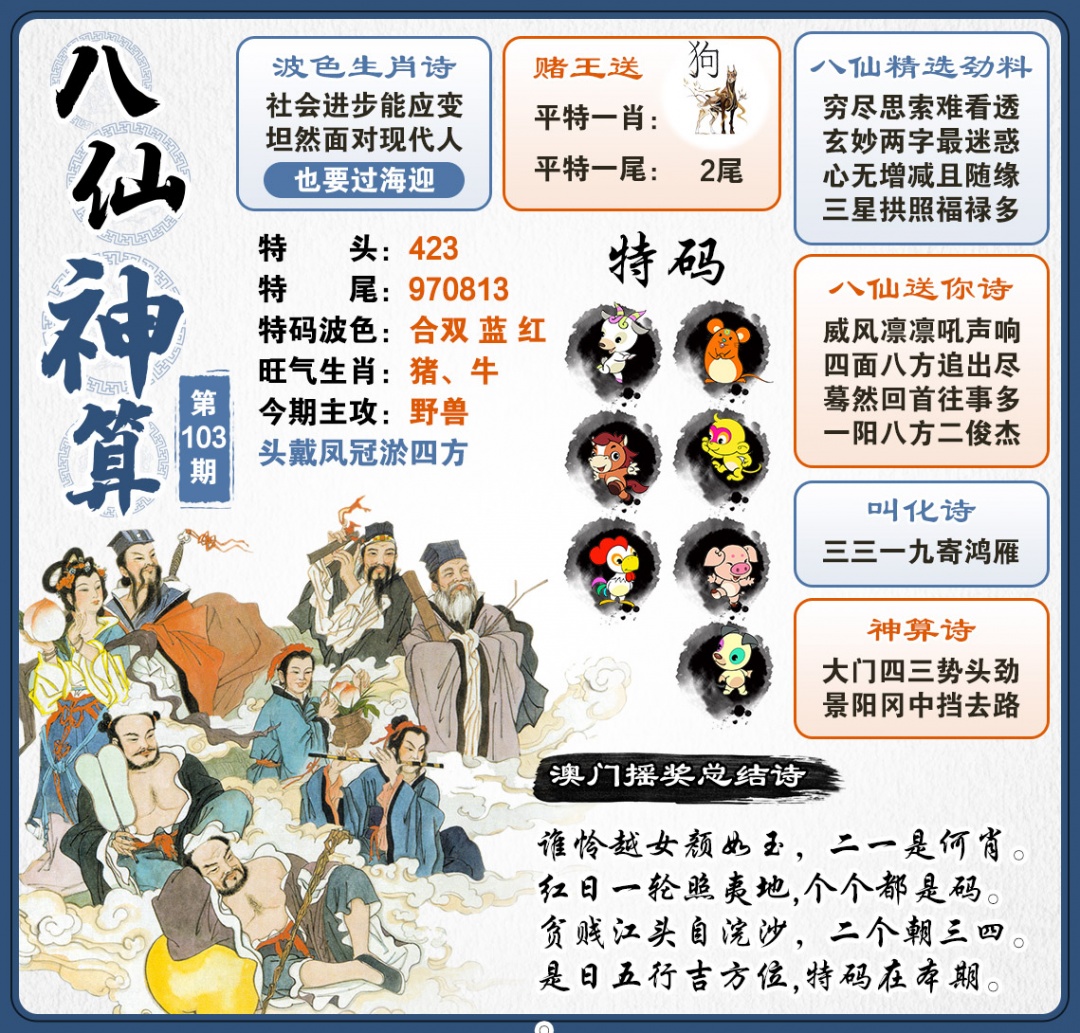 103期八仙神算[图]
