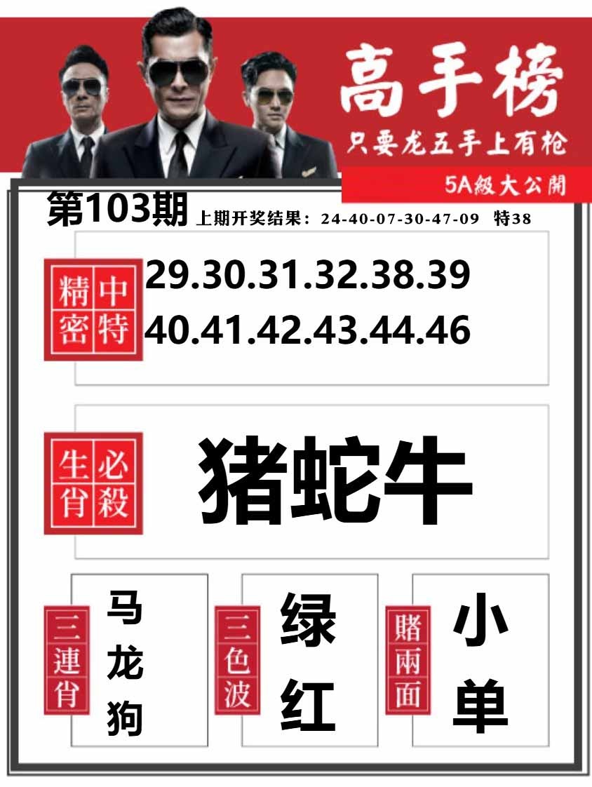 103期金牛高手榜[图]