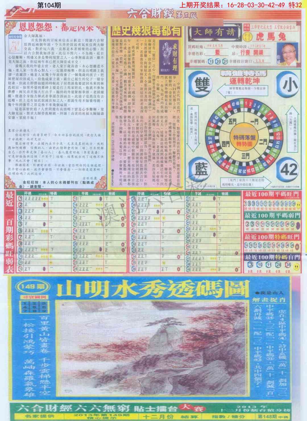 104期六合财经C加大版[图]