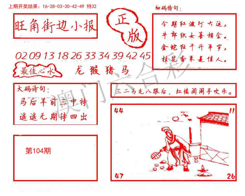 104期旺角街边小报[图]