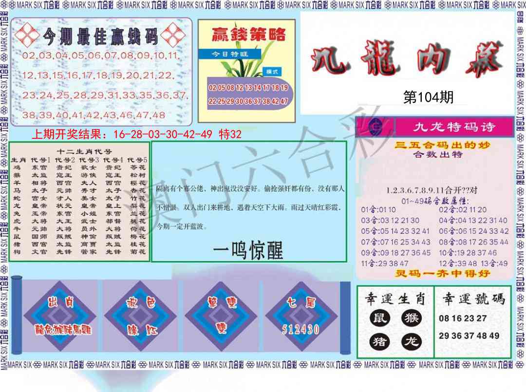 104期九龙内幕[图]