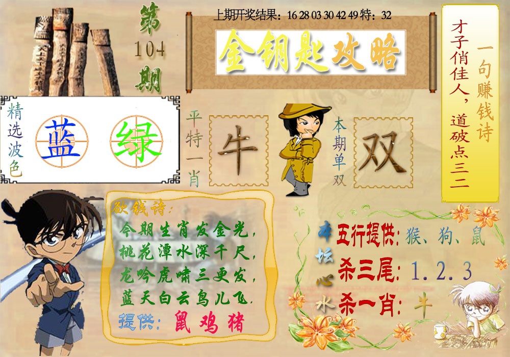 104期《金钥匙攻略》[图]