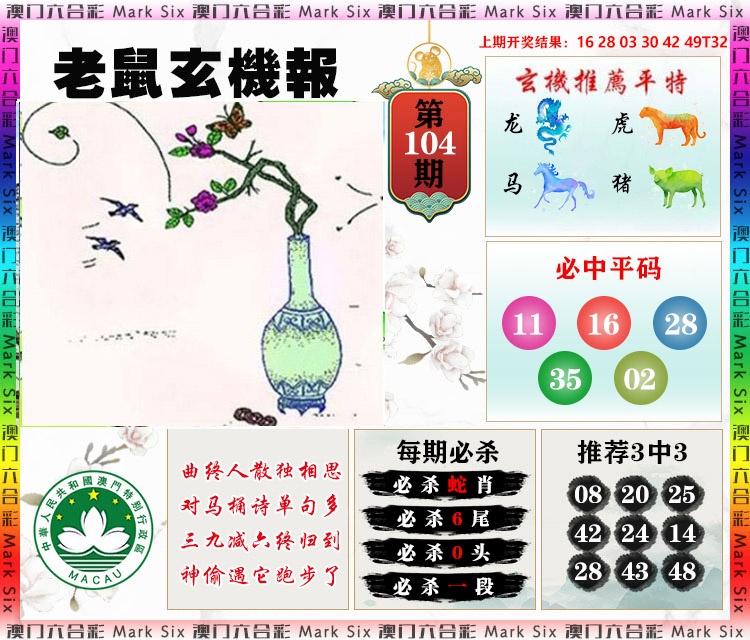 104期老鼠玄机报[图]