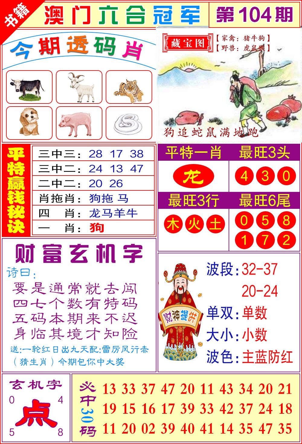 104期澳门六合冠军[图]