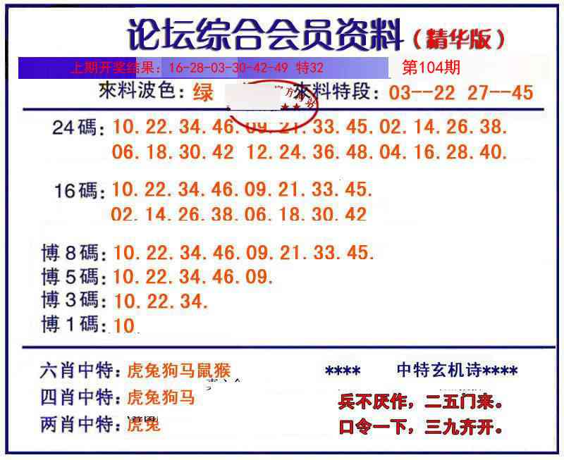 104期综合会员资料[图]