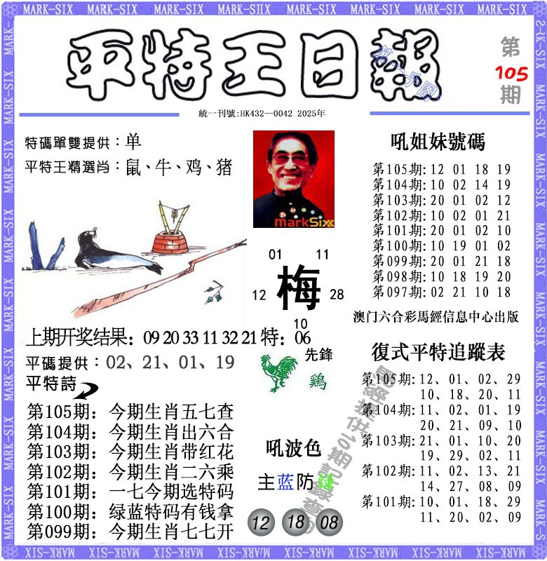 105期平特王日报[图]